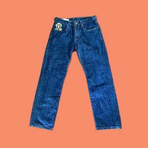 USA Rugby Jeans Mens Cotton Denim Dark Blue Size 34x34